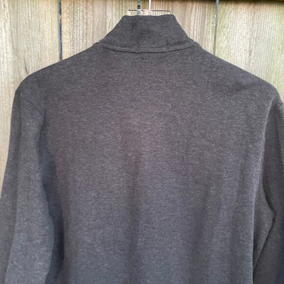Polo Ralph Lauren Pullover Sweater 1/4 Zip Classics Mock Neck Gray Small NWT - Picture 5 of 8